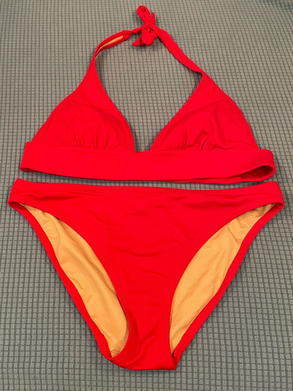 Victoria’s Secret Red Halter Bikini Set – Women’s Medium